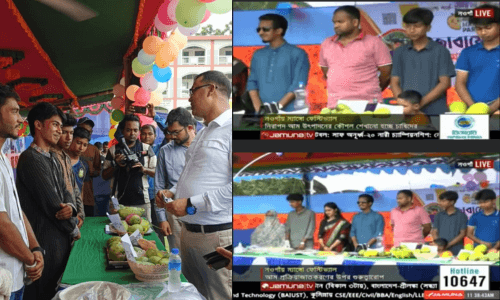 জেলা প্রশাসক মহোদয়ের স্টল পরিদর্শন