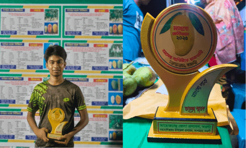 ম্যাংগো পার্ক সম্মাননা ক্রেস্ট প্রদান